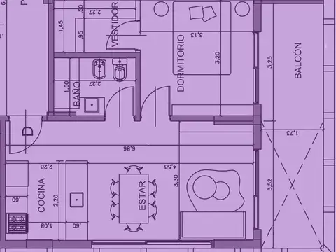 VENTA departamento 2 AMBIENTES Banfield BALCON