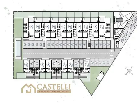 Departamento 2 ambientes con 1 baño