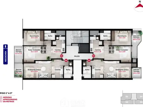 Necochea 2000, Piso 6