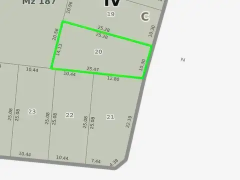 Terreno en Venta de 309,0 m2