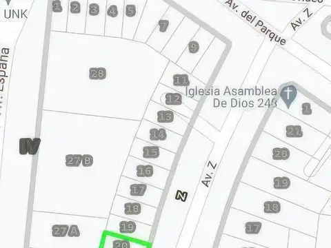 Terreno en Venta en Ostende, USD 32.000