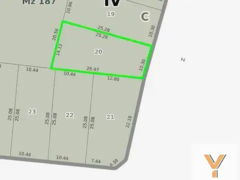 Terreno en Venta de 309,0 m2