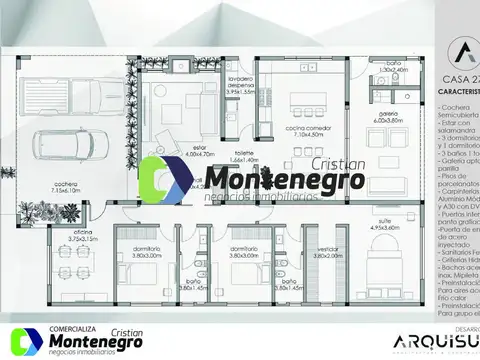 Casa en Venta en Area 60, USD 250.000