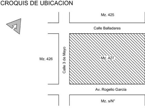 AV. ROGELIO GARCIA- Entre 3 de Mayo y Balladares