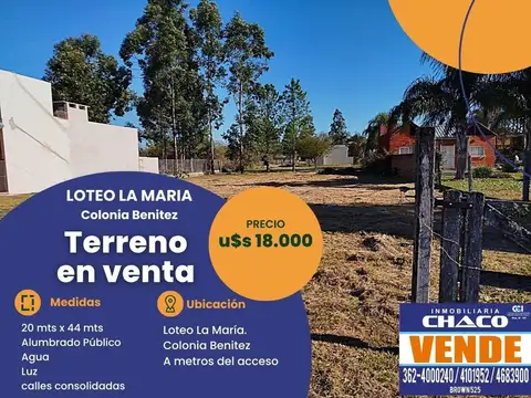 LA MARIA..... COLONIA BENITEZ