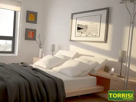 Departamento 2 ambientes con 2 baños