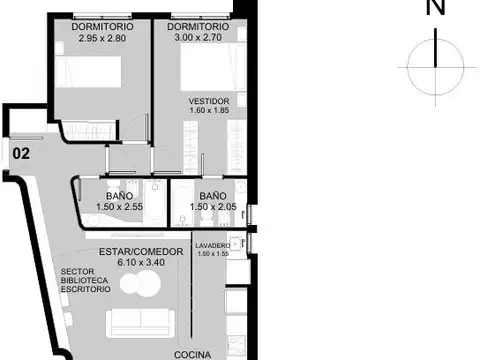 Departamento en Abasto a pasos de todo