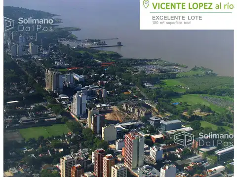 Terreno 180 m2  - Libertador al Río