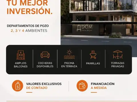 Departamento en el emprendimiento DOM EMEBE