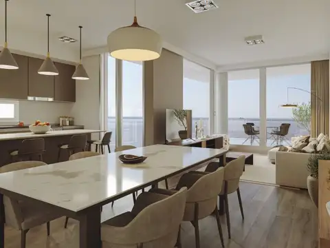 Departamento 3 ambientes con 2 baños