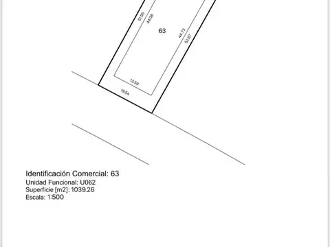 Terreno en Venta de 1025,0 m2