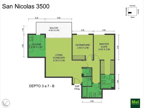 San Nicolas 3500, Piso 5