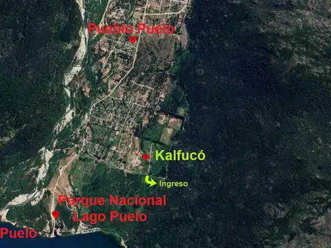 Villa del Lago frente al Parque Nacional Lago Puelo