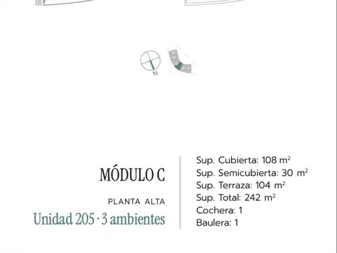 Venta departamento en pozo 2 dorm, gran terraza
