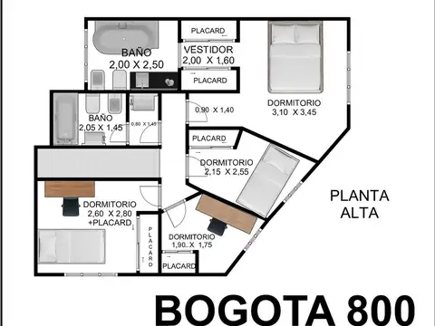 Casa 5 ambientes con 2 baños