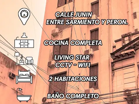 Dueño Vende Departamento 3 Amb de Calidad. Edificio Antiguo en Balvanera
