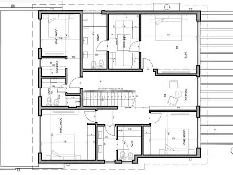Casa 5 ambientes con 4 baños