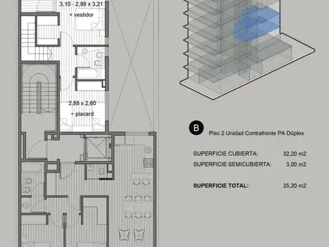 Departamento en Venta de 2 dormitorios