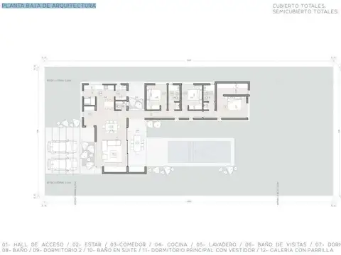 Casa 4 ambientes con 2 baños