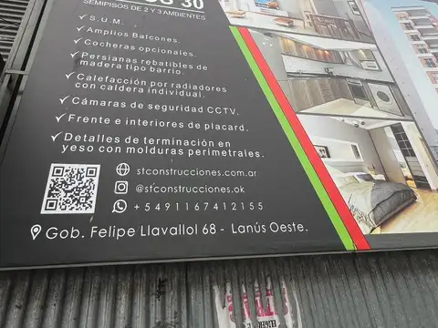 Departamento en Venta en Lanús Oeste, USD 112.000