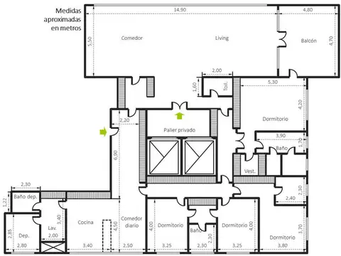 Departamento en Venta con 4 cocheras