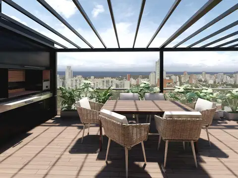 Departamento 3 ambientes con 2 baños