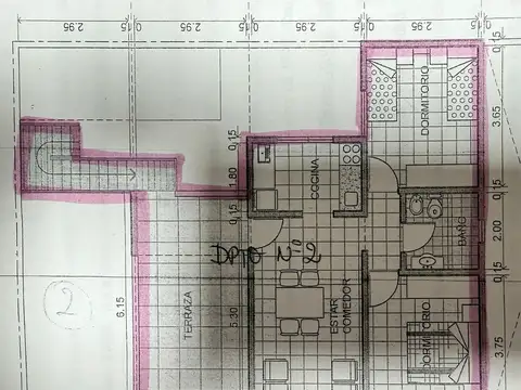 Departamento en Alquiler con 1 cocheras