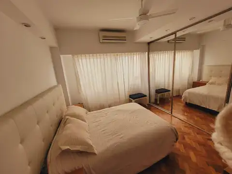Departamento en alquiler 2 ambientes con patio en Villa Santa Rita- amoblado