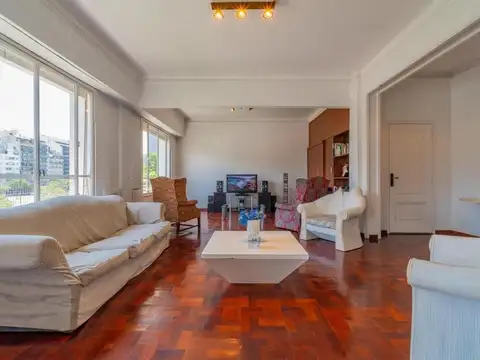 ALQUILER PISO 6 AMBIENTES AMOBLADO CON PATIO PRIVADO -RETIRO