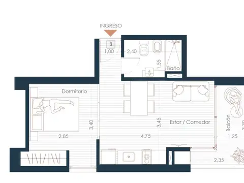 Departamento en Venta 1 año