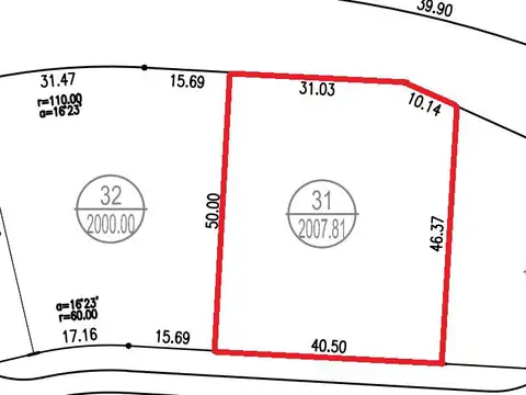Lote terreno 31 en venta.  Santa Ines. Comarcas de Lujan. Zona Oeste.