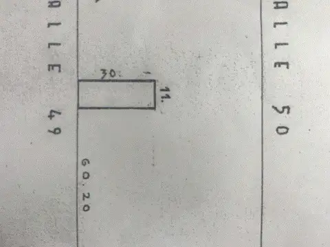 CALLE 49 E/ 13 Y 14 -PLAZA MORENO -LOTE 11 X 30 CON CASA