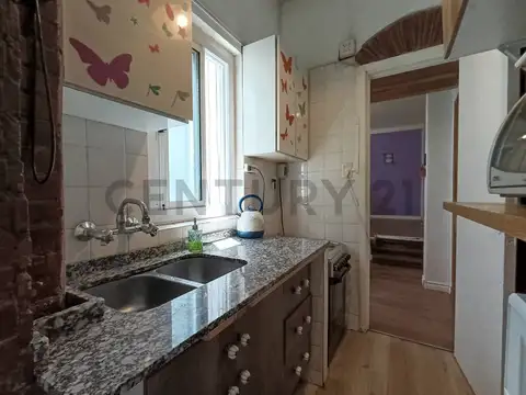 Departamento 2 ambientes con 1 baño