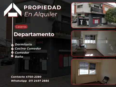 Departamento en alquiler en Caseros