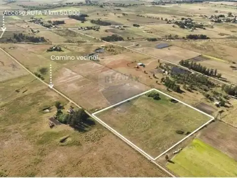 VENTA Chacra 3 has, Ruta 7, San Jacinto.