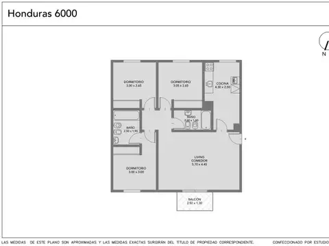 Departamento en Venta en Palermo, USD 259.000