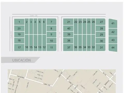 Terreno en Venta 46  mts Fondo