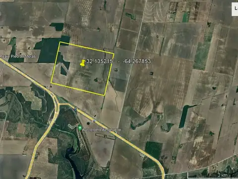 VENTA CAMPO 140 HAS SOBRE RUTA 36 ALMAFUERTE CBA