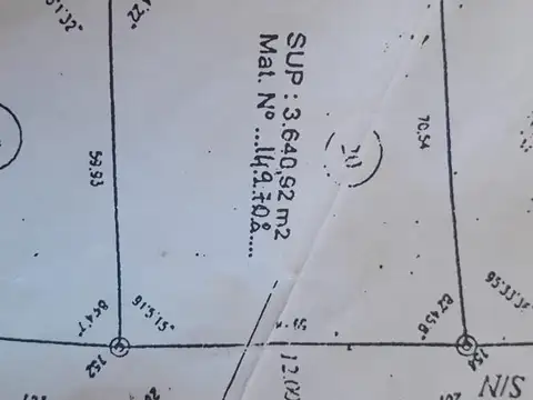 Terreno en Venta en Castellanos, USD 98.500