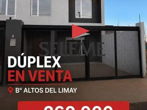 Dúplex a Estrenar Apto Crédito Barrio Altos del Limay - Neuquén Capital