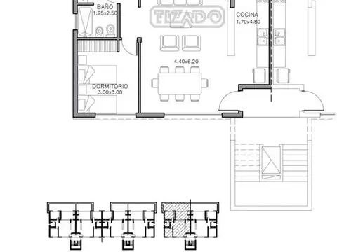 Departamento en Venta de 3 ambientes