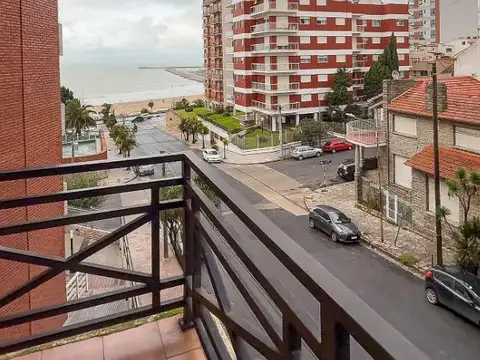 Departamento de 3 ambientes Playa grande con vista al mar