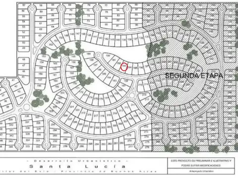 Oportunidad lote barrio Santa Lucia