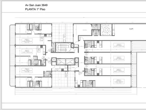 Edificio con unidades Estudio 1, 2, 3, 4 y 5 amb