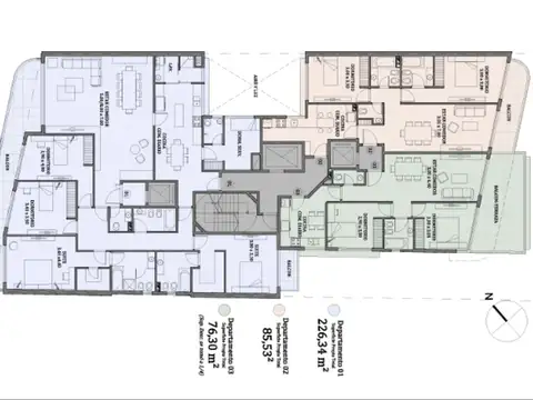 Departamento en Venta de 3 ambientes