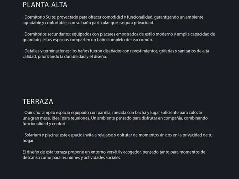 Depto Tipo Casa 4 ambientes con 3 baños