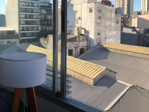 Hermoso monoambiente amueblado, moderno, super luminoso con vista abierta y amenities