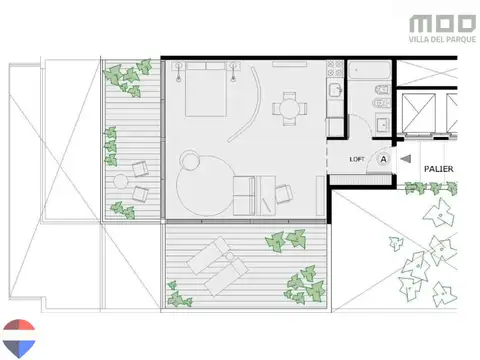 Departamento en Venta en Villa del Parque, USD 160.000