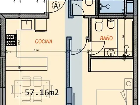 Departamento en Venta al Este