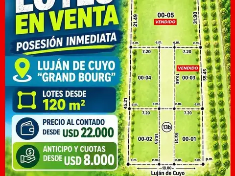 Venta Terreno en Grand Bourg